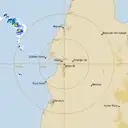Live Weipa Weather Radar - 128km - Rain Rate