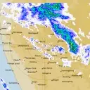 Live Watheroo Weather Radar - 128km - Rain Rate