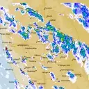 Live Watheroo Weather Radar - 128km - Rain Rate