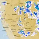 Live Watheroo Weather Radar - 128km - Rain Rate