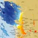 Live Watheroo Weather Radar - 128km - Doppler Wind