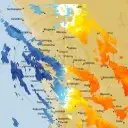 Live Watheroo Weather Radar - 128km - Doppler Wind