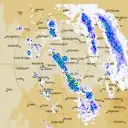 Live Brewarrina Weather Radar - 256km - Rain Rate
