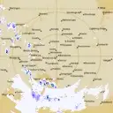 Live Brewarrina Weather Radar - 128km - Rain Rate
