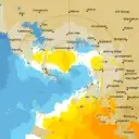 Live Brewarrina Weather Radar - 128km - Doppler Wind