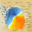 Live Brewarrina Weather Radar - 128km - Doppler Wind