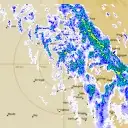 Live Hillston Weather Radar - 128km - Rain Rate