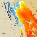 Live Hillston Weather Radar - 128km - Doppler Wind