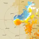 Live Hillston Weather Radar - 128km - Doppler Wind