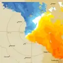 Live Hillston Weather Radar - 128km - Doppler Wind