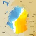 Live Hillston Weather Radar - 128km - Doppler Wind