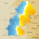 Live Hillston Weather Radar - 128km - Doppler Wind