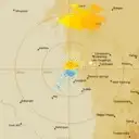 Live Hillston Weather Radar - 128km - Doppler Wind