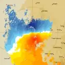 Live Hillston Weather Radar - 128km - Doppler Wind