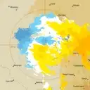 Live Hillston Weather Radar - 128km - Doppler Wind