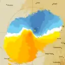 Live Hillston Weather Radar - 128km - Doppler Wind
