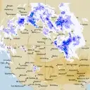 Live Rainbow Weather Radar - 256km - Rain Rate