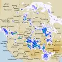Live Rainbow Weather Radar - 256km - Rain Rate