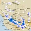 Live Rainbow Weather Radar - 256km - Rain Rate