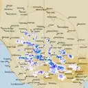 Live Rainbow Weather Radar - 256km - Rain Rate