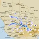 Live Rainbow Weather Radar - 256km - Rain Rate