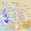 Live Rainbow Weather Radar - 256km - Rain Rate