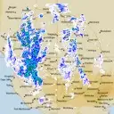 Live Rainbow Weather Radar - 256km - Rain Rate