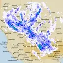 Live Rainbow Weather Radar - 256km - Rain Rate