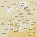 Live Rainbow Weather Radar - 128km - Rain Rate