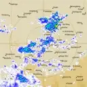 Live Rainbow Weather Radar - 128km - Rain Rate