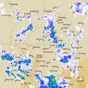 Live Rainbow Weather Radar - 128km - Rain Rate