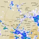 Live Rainbow Weather Radar - 128km - Rain Rate