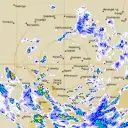Live Rainbow Weather Radar - 128km - Rain Rate