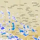 Live Rainbow Weather Radar - 128km - Rain Rate