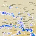 Live Rainbow Weather Radar - 128km - Rain Rate
