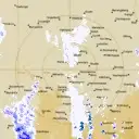Live Rainbow Weather Radar - 128km - Rain Rate