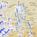Live Rainbow Weather Radar - 128km - Rain Rate