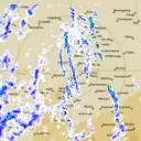 Live Rainbow Weather Radar - 128km - Rain Rate