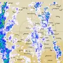 Live Rainbow Weather Radar - 128km - Rain Rate