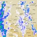 Live Rainbow Weather Radar - 128km - Rain Rate