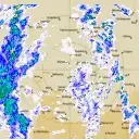 Live Rainbow Weather Radar - 128km - Rain Rate