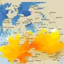 Live Rainbow Weather Radar - 128km - Doppler Wind