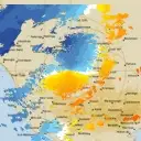 Live Rainbow Weather Radar - 128km - Doppler Wind
