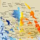 Live Rainbow Weather Radar - 128km - Doppler Wind