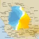 Live Rainbow Weather Radar - 128km - Doppler Wind