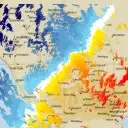 Live Rainbow Weather Radar - 128km - Doppler Wind