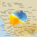 Live Rainbow Weather Radar - 128km - Doppler Wind