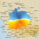 Live Rainbow Weather Radar - 128km - Doppler Wind