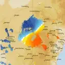 Live Yeoval Weather Radar - 128km - Doppler Wind