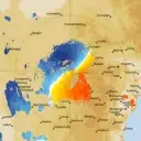 Live Yeoval Weather Radar - 128km - Doppler Wind